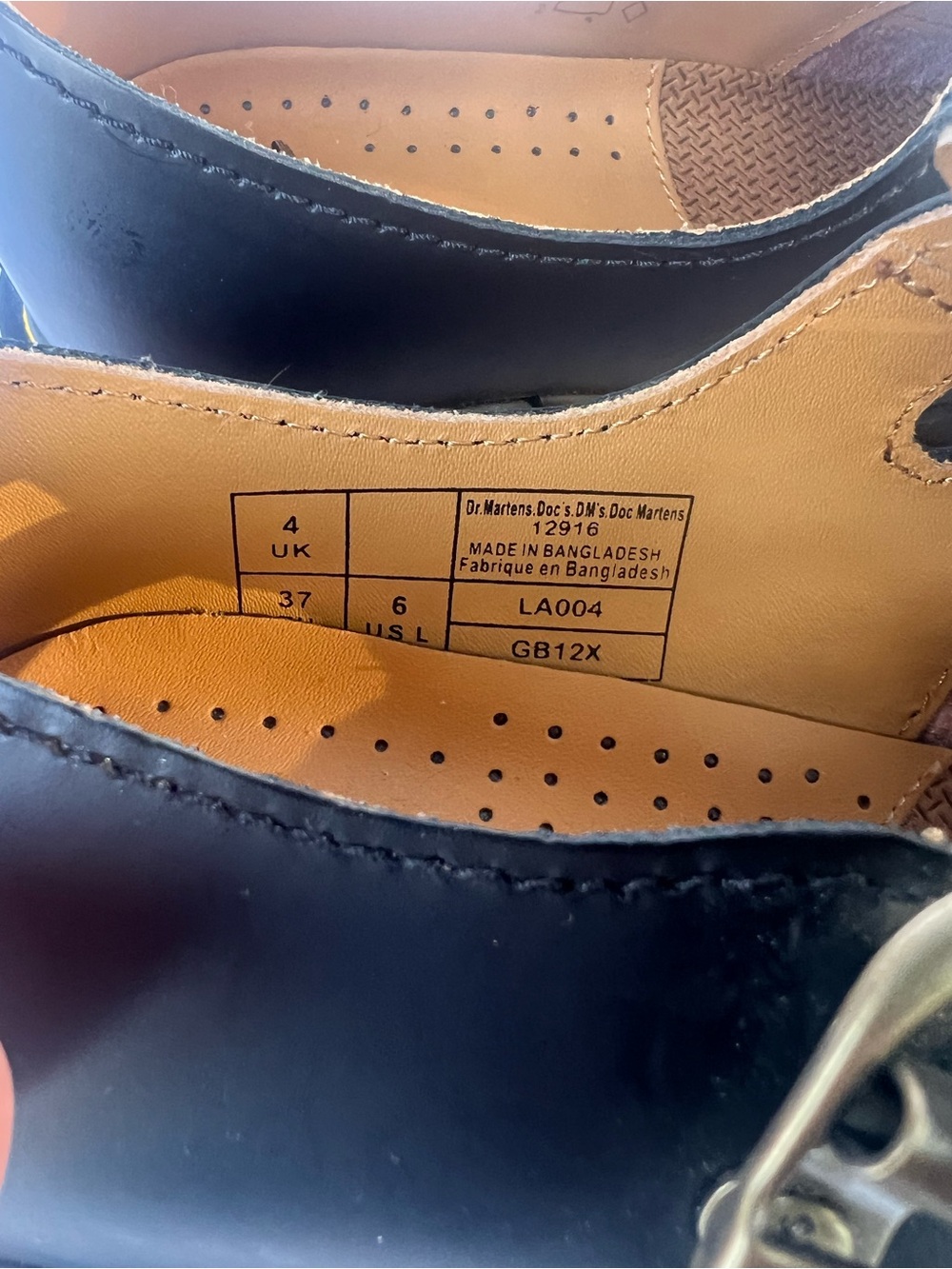 Dr Martens Smooth Leather Mary Jane Black Shoes Sz 6 W - Picture 7 of 9